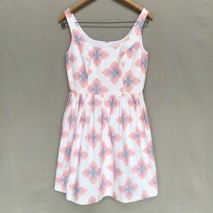 Blithe New York Spring Abstract Floral Dress